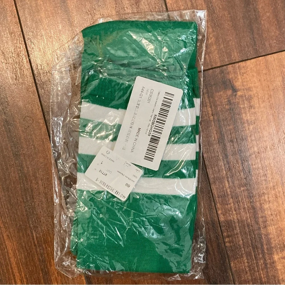 Thigh High Socks Green White - Picture 7 of 7